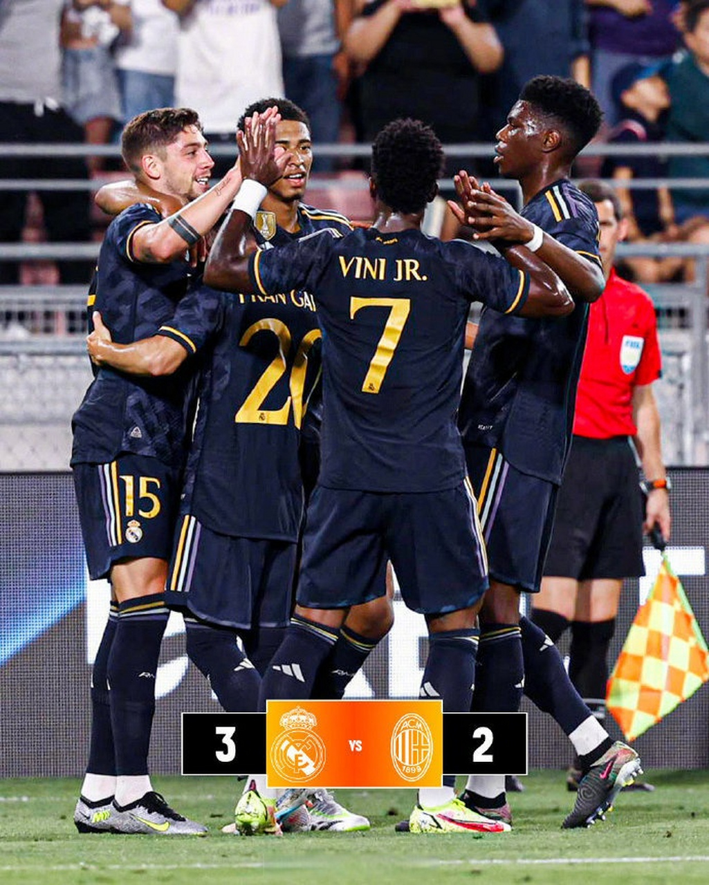 关于皇马轻取AC米兰，若日尼奥扛起全队的信息