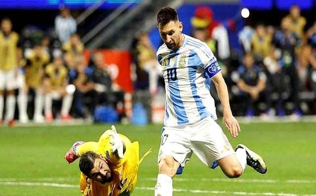 关于英格兰逆转智利，梅西打破历史纪录的信息